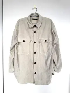 INGNIコーデュロイシャツ　ライトベージュ