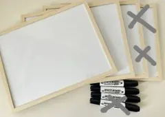 A4サイズ ホワイトボード 2枚セット