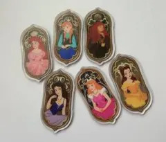 ディズニープリンセス アクリル6枚セット