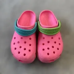 crocs ピンク クロッグサンダル 5/7 23cm