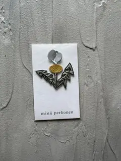 ミナペルホネン mina perhonen 鳥 刺繍チャーム ノベルティ 未使用