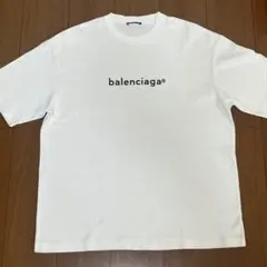 BALENCIAGA ロゴ Tシャツ ホワイト Mサイズのサムネイル