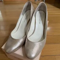 JILLSTUART パンプス ピンクシルバー 24.5cmのサムネイル