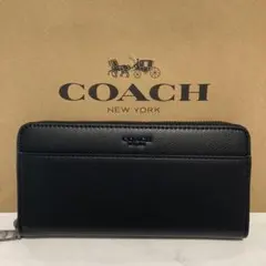 土曜日迄セール価格！COACH ブラック cc489長財布アウトレット品