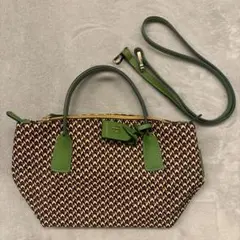 【美品✨】ロベルタピエリ TATAMI柄 MINI DUFFLE 2WAYバッグ