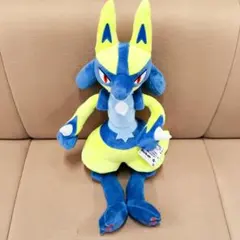 ポケットモンスター　ポケモン　めちゃもふぐっとぬいぐるみ　黄色いルカリオ　色違い