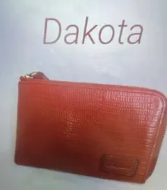 Dakota 本革　コインケース オレンジ　ミニ
