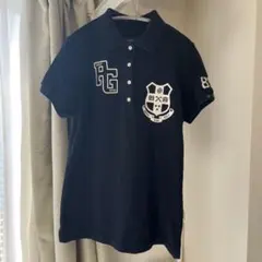 【PEARLY GATES】半袖ポロシャツ、ネイビー、0サイズ