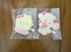 mikko リルアラモード　フロッキーヘアクリップ　ナッツ&パフ2個セット