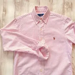 RALPH LAUREN クラシックフィット　オックスフォードシャツ　ストライプ