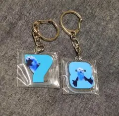【非売品】パペットスンスンナンバーアクリルキーホルダー2個セット(7＆8)②