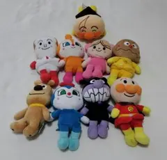 アンパンマンキャラクターぬいぐるみ9体セット