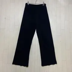 en recre リブニットパンツ