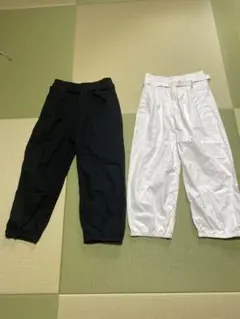 UNIQLO U ハイウエスト　タックチノワイドパンツパンツ 2色セット