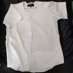 【中古】ZETT 練習用ユニフォーム ホワイト 140　練習着一式