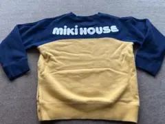 ミキハウス バックロゴ トレーナー 110