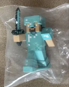 MINECRAFT フィギュアあそーと スティーブ　ダイヤモンド