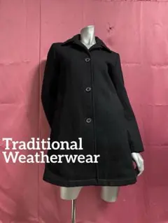 Traditional Weatherwear◇レディースメルトンシングルコートのサムネイル