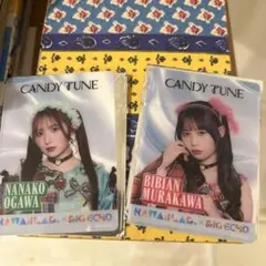 CANDY TUNE カワラボ クリアカード 村川緋杏　小川菜々子 ビッグエコー