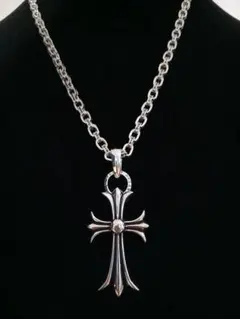 パトリックコックス フルール・ド・リス クロスネックレス シルバー925