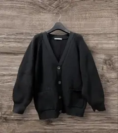 黒のVネックカーディガン Lサイズ