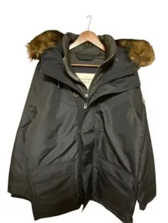 Abercrombieアバクロ ダウンジャケット ファー付き L 冬アウター 黑