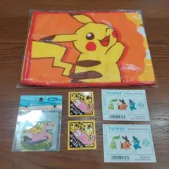 ポケモンセンター タオル シールセット