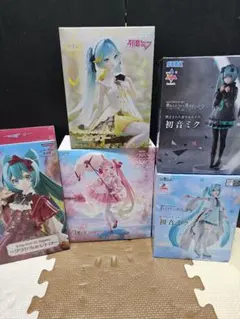 初音ミク フィギュア 5点 まとめ売り 新品未開封 桜ミク プロセカ