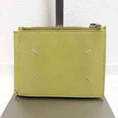 【美品】Maison Margiela マネークリップ 2つ折り財布 グリーン