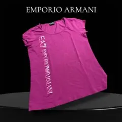 美品エンポリオアルマーニ　レディースカットソー ダークピンクS ヨガ他スポーツに