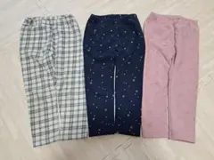 UNIQLO裏起毛レギンス 3点セット 100cm