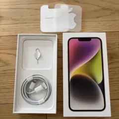 【空箱】iPhone 14 空パッケージ ＋ 純正Lightningケーブル等