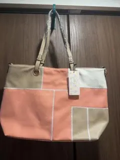 D.KELLY パッチワーク トートバッグ 新品　ピンク