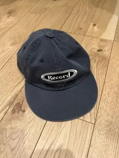 Record ネイビーキャップ Mサイズ