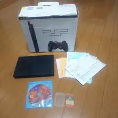 PS2 薄型 SCPH-70000 CB 本体のみ 黒 箱説有り オマケ