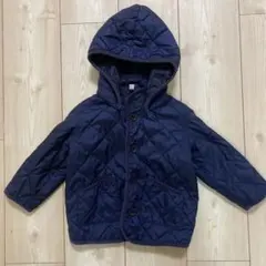 ネイビー キルティングアウター サイズ90