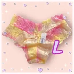 エメフィール✨ショーツ パンティ ハーフバック 総レース エレガント 完売品 L