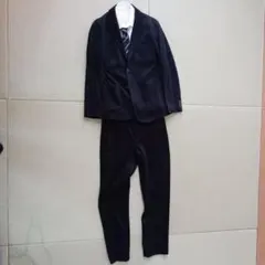 ユニクロ　ジャージージャケット・パンツセット160cmブラック