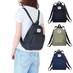 FREDRIK PACKERS ブラックリュック　ミニリュック　マザーズリュック