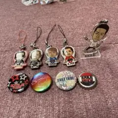EXILE PRIDE キーホルダーとバッジセット