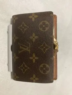 値下、ルイヴィトン 財布 がま口 モノグラム ポルトフォイユヴィエノワ ブラウン