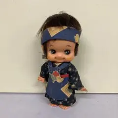昭和レトロ キューピー人形 当時物 着物ソフビ ヴィンテージ 割烹着 ビンテージ