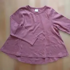 プティマイン ピンク 長袖カットソー