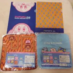 星のカービィ⭐️一番くじ・ハンカチ２枚クリアファイル２枚