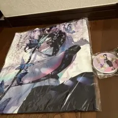 鬼滅の刃　胡蝶しのぶトートバッグ 、ダブルミラー