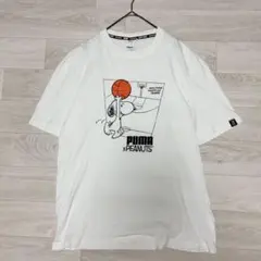 PUMA×PEANUTSプーマ×ピーナッツ コラボTシャツ　スヌーピー　M