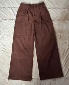 コーデュロイパンツ ワイドパンツ