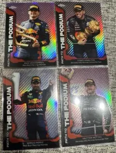 2021 topps F1 chrome podiumカードセット