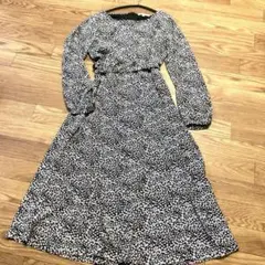 【キレイめ】花柄 ミモレ丈PROPORTION BODY DRESSING