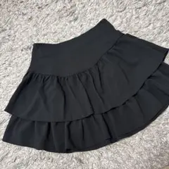 シーイン　SHEIN ラッフルヘムスカート　XSサイズ
